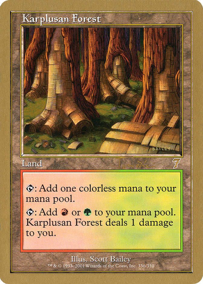 Karplusan Forest (Jan Tomcani) [World Championship Decks 2001] | Lots Moore NSW