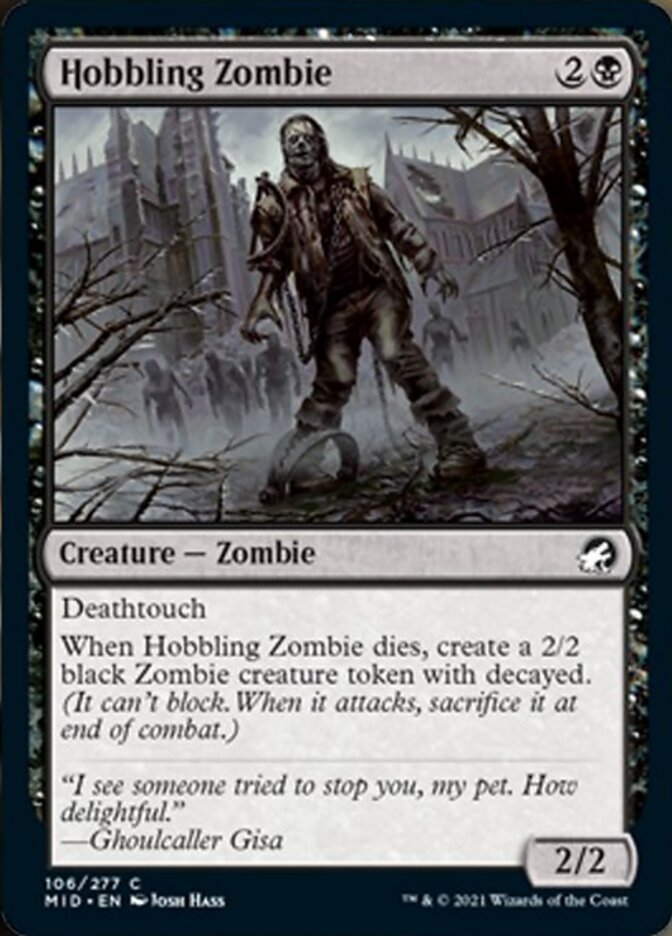 Hobbling Zombie [Innistrad: Midnight Hunt] | Lots Moore NSW