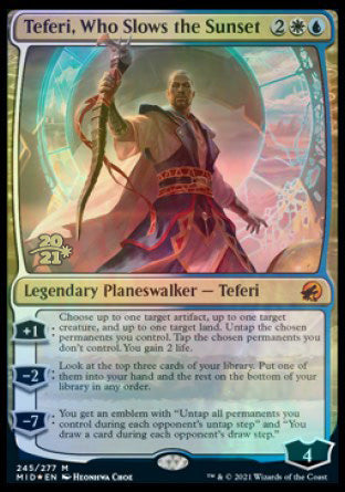 Teferi, Who Slows the Sunset [Innistrad: Midnight Hunt Prerelease Promos] | Lots Moore NSW