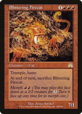 Blistering Firecat [Onslaught] | Lots Moore NSW