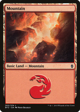 Mountain (265) [Battle for Zendikar] | Lots Moore NSW