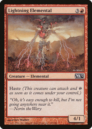 Lightning Elemental [Magic 2012] | Lots Moore NSW