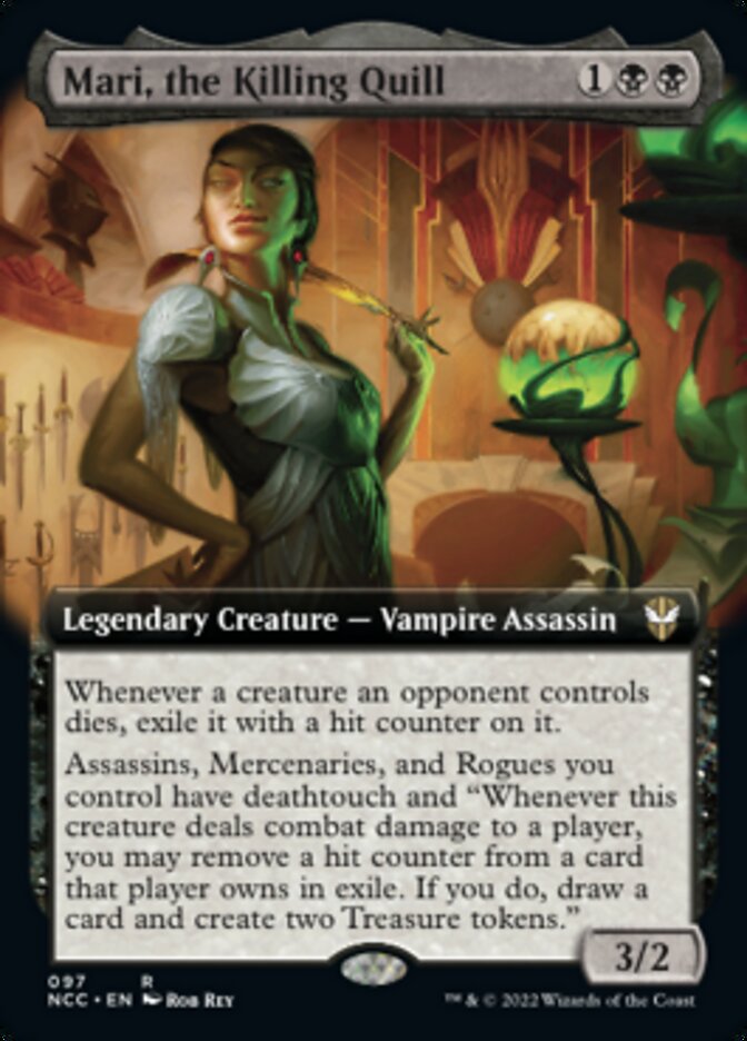 Mari, the Killing Quill (Extended Art) [Streets of New Capenna Commander] | Lots Moore NSW