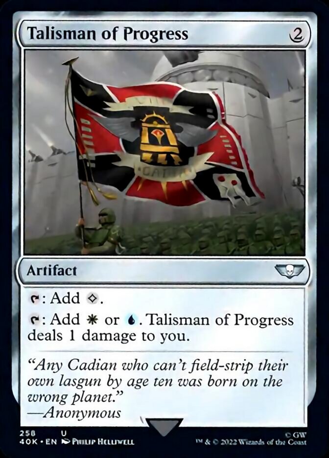 Talisman of Progress (Surge Foil) [Warhammer 40,000] | Lots Moore NSW