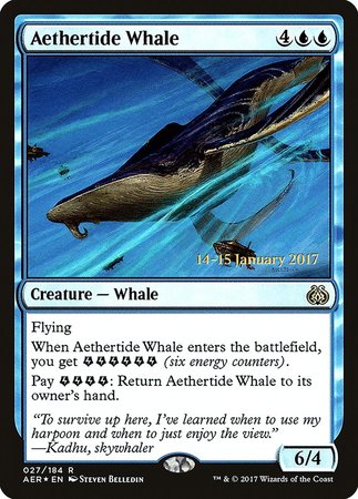 Aethertide Whale [Aether Revolt Promos] | Lots Moore NSW