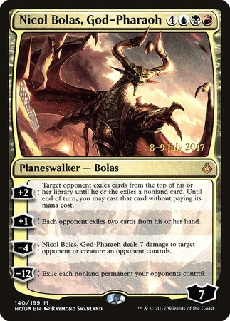 Nicol Bolas, God-Pharaoh [Hour of Devastation Promos] | Lots Moore NSW