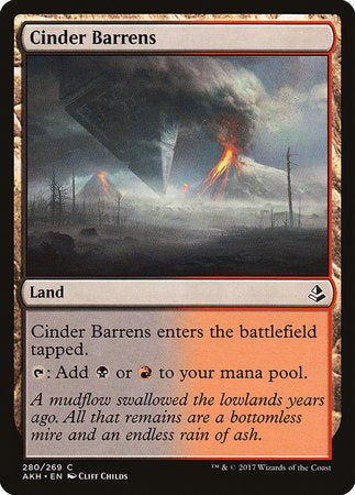 Cinder Barrens [Amonkhet] | Lots Moore NSW