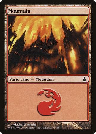 Mountain (302) [Ravnica: City of Guilds] | Lots Moore NSW