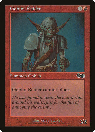 Goblin Raider [Urza's Saga] | Lots Moore NSW