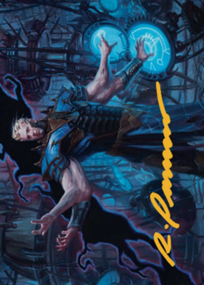 Ertai Resurrected Art Card 1 (Gold-Stamped Signature) [Dominaria United Art Series] | Lots Moore NSW