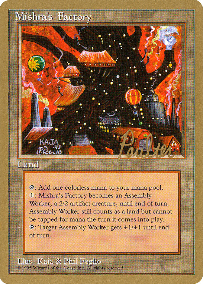 Mishra's Factory (Preston Poulter) [Pro Tour Collector Set] | Lots Moore NSW
