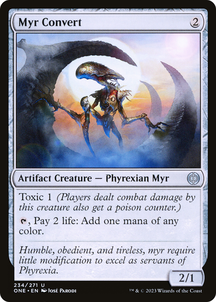 Myr Convert [Phyrexia: All Will Be One] | Lots Moore NSW