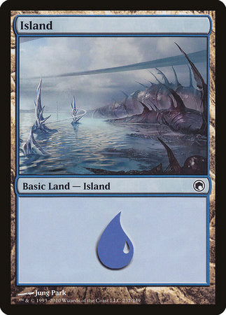 Island (237) [Scars of Mirrodin] | Lots Moore NSW