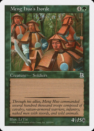 Meng Huo's Horde [Portal Three Kingdoms] | Lots Moore NSW