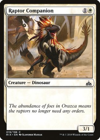 Raptor Companion [Rivals of Ixalan] | Lots Moore NSW