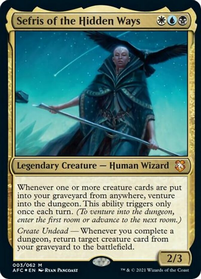 Sefris of the Hidden Ways (Display Commander) [Dungeons & Dragons: Adventures in the Forgotten Realms Commander] | Lots Moore NSW