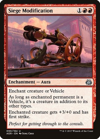 Siege Modification [Aether Revolt] | Lots Moore NSW