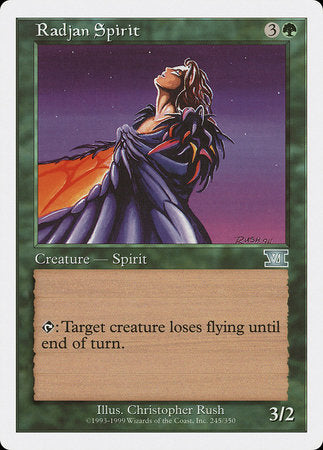 Radjan Spirit [Classic Sixth Edition] | Lots Moore NSW