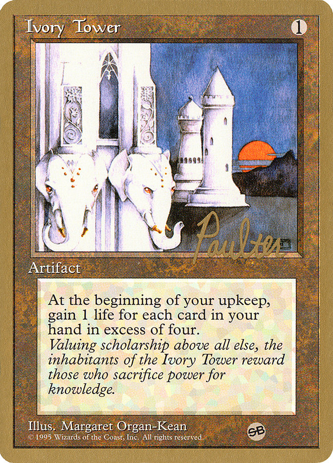 Ivory Tower (Preston Poulter) (SB) [Pro Tour Collector Set] | Lots Moore NSW