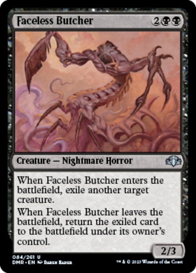 Faceless Butcher [Dominaria Remastered] | Lots Moore NSW