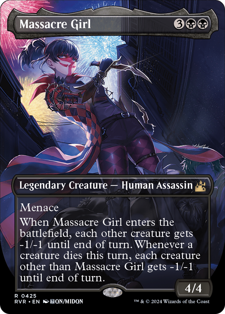 Massacre Girl (Anime Borderless) [Ravnica Remastered] | Lots Moore NSW