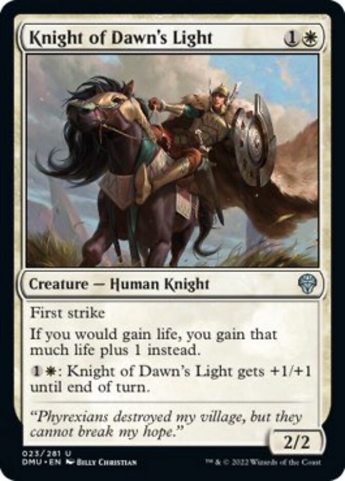 Knight of Dawn's Light [Dominaria United] | Lots Moore NSW