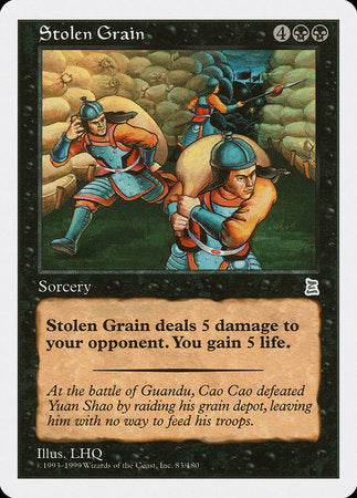 Stolen Grain [Portal Three Kingdoms] | Lots Moore NSW