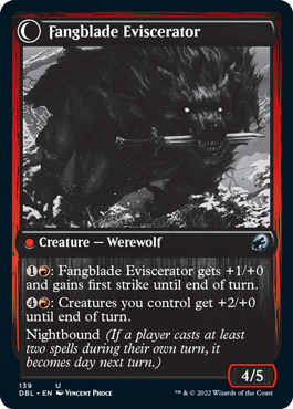 Fangblade Brigand // Fangblade Eviscerator [Innistrad: Double Feature] | Lots Moore NSW