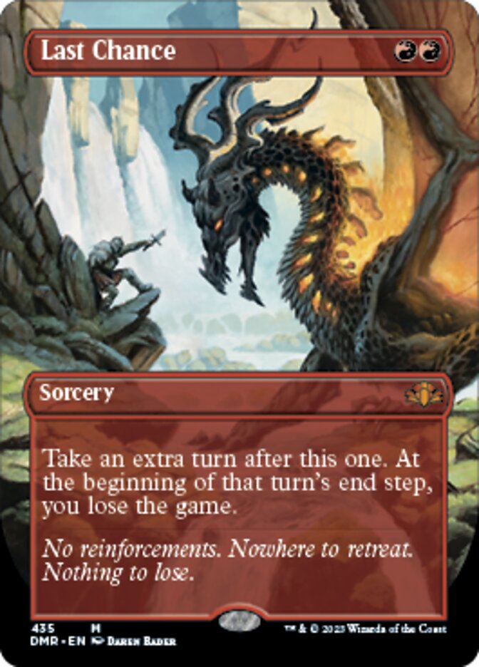 Last Chance (Borderless Alternate Art) [Dominaria Remastered] | Lots Moore NSW