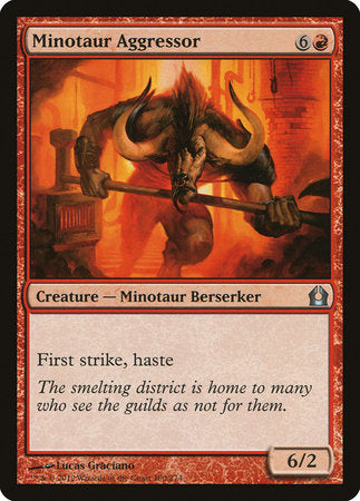 Minotaur Aggressor [Return to Ravnica] | Lots Moore NSW