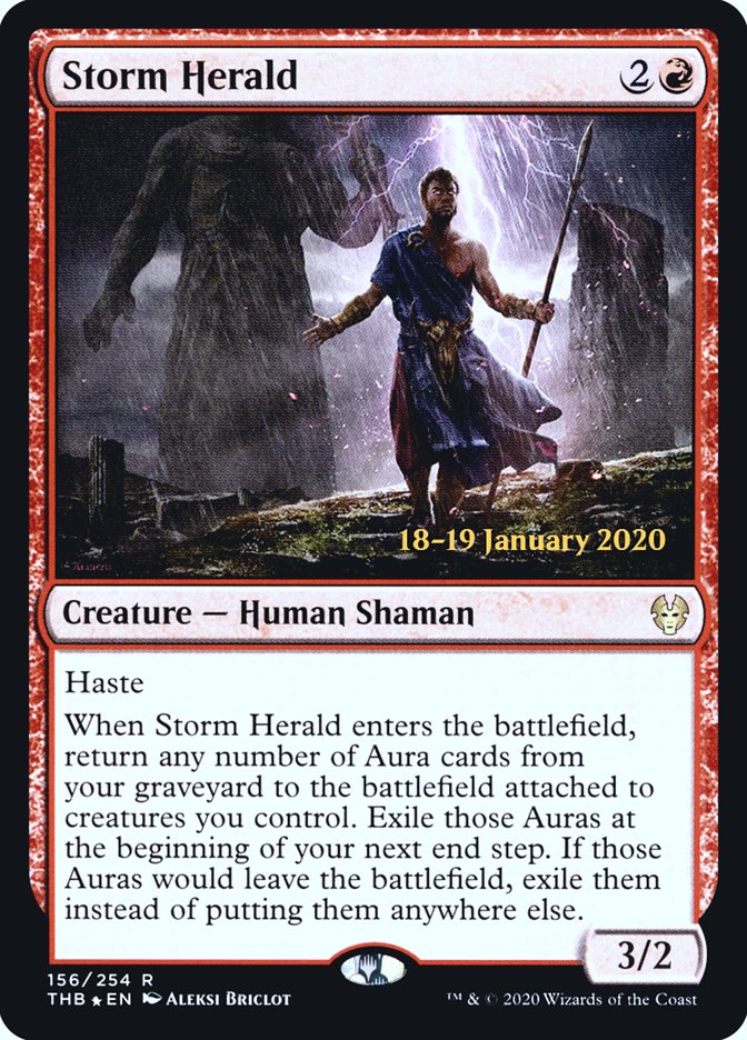 Storm Herald [Theros Beyond Death Prerelease Promos] | Lots Moore NSW