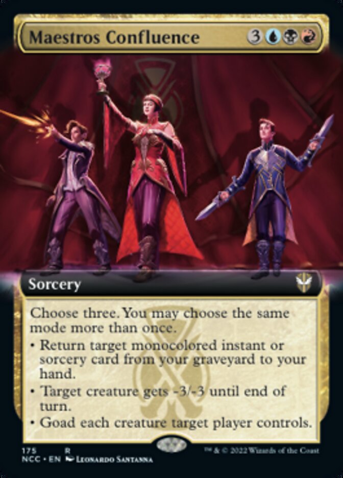 Maestros Confluence (Extended Art) [Streets of New Capenna Commander] | Lots Moore NSW