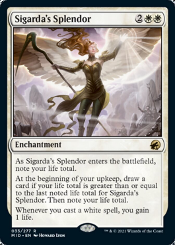 Sigarda's Splendor [Innistrad: Midnight Hunt] | Lots Moore NSW