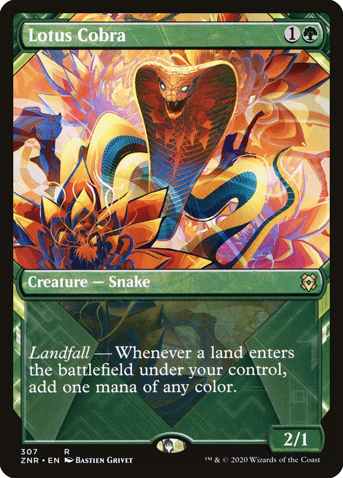 Lotus Cobra (Showcase) [Zendikar Rising] | Lots Moore NSW