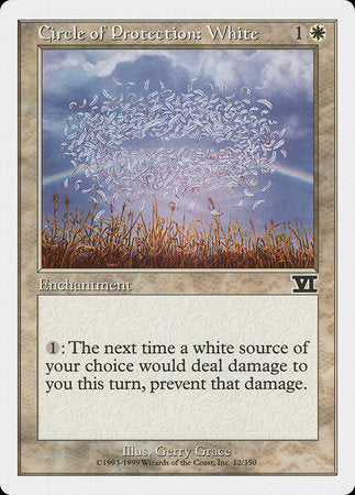 Circle of Protection: White [Classic Sixth Edition] | Lots Moore NSW
