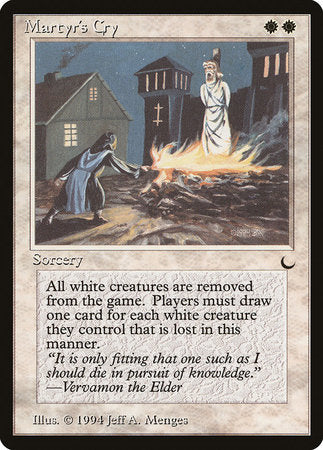 Martyr's Cry [The Dark] | Lots Moore NSW
