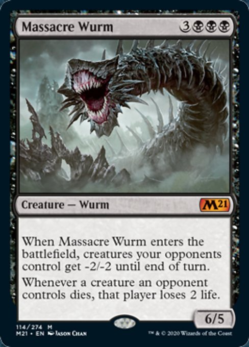 Massacre Wurm [Core Set 2021] | Lots Moore NSW