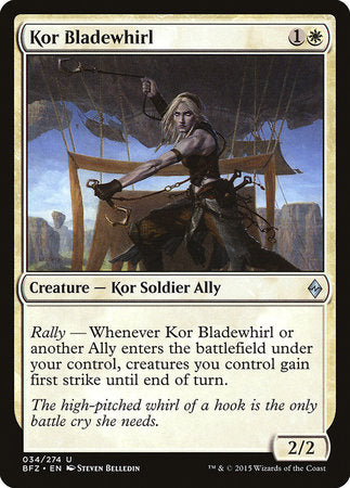 Kor Bladewhirl [Battle for Zendikar] | Lots Moore NSW