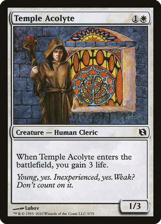 Temple Acolyte [Duel Decks: Elspeth vs. Tezzeret] | Lots Moore NSW