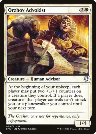 Orzhov Advokist [Commander Anthology Volume II] | Lots Moore NSW