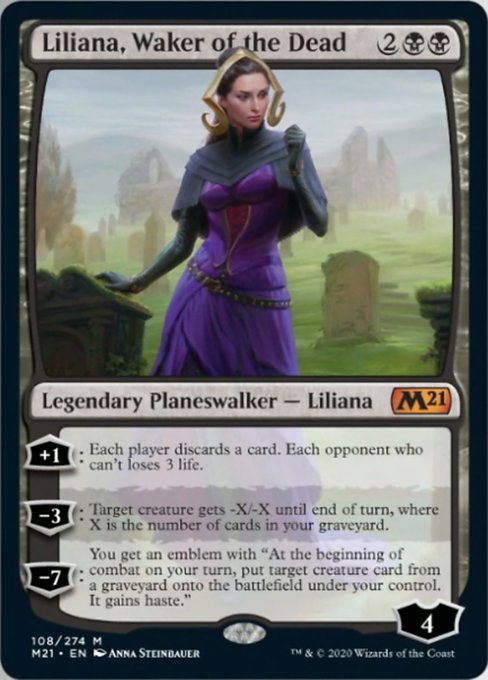 Liliana, Waker of the Dead [Core Set 2021] | Lots Moore NSW