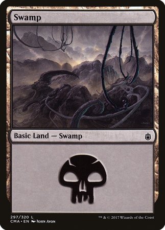 Swamp (297) [Commander Anthology] | Lots Moore NSW