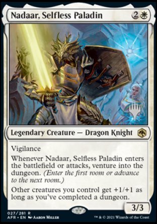 Nadaar, Selfless Paladin (Promo Pack) [Dungeons & Dragons: Adventures in the Forgotten Realms Promos] | Lots Moore NSW
