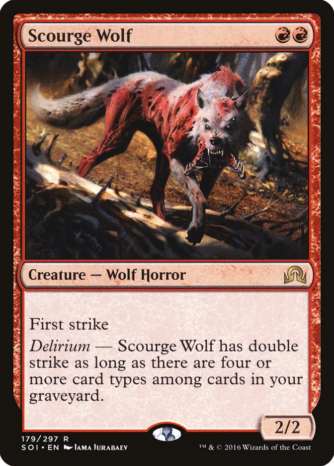 Scourge Wolf [Shadows over Innistrad] | Lots Moore NSW
