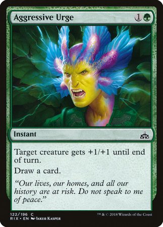 Aggressive Urge [Rivals of Ixalan] | Lots Moore NSW