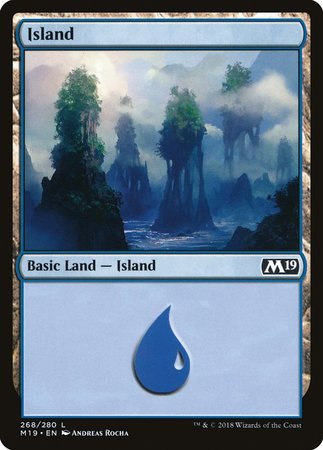 Island (268) [Core Set 2019] | Lots Moore NSW