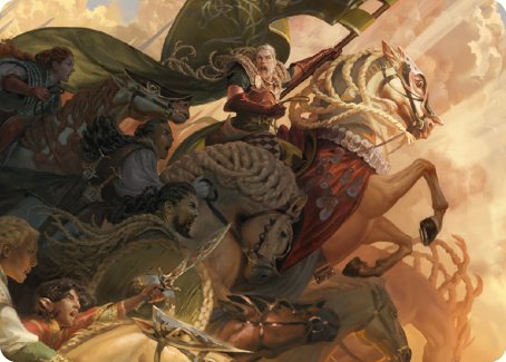Marshal's Anthem Art Card [The Lord of the Rings: Tales of Middle-earth Art Series] | Lots Moore NSW