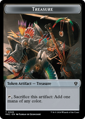 Gold // Treasure Double-Sided Token [Murders at Karlov Manor Commander Tokens] | Lots Moore NSW