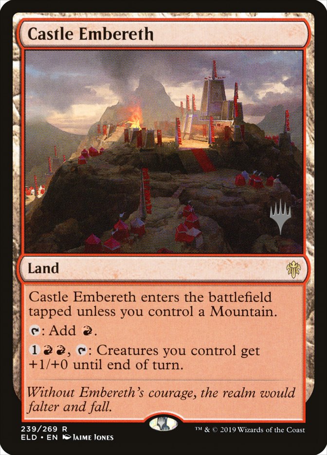 Castle Embereth (Promo Pack) [Throne of Eldraine Promos] | Lots Moore NSW