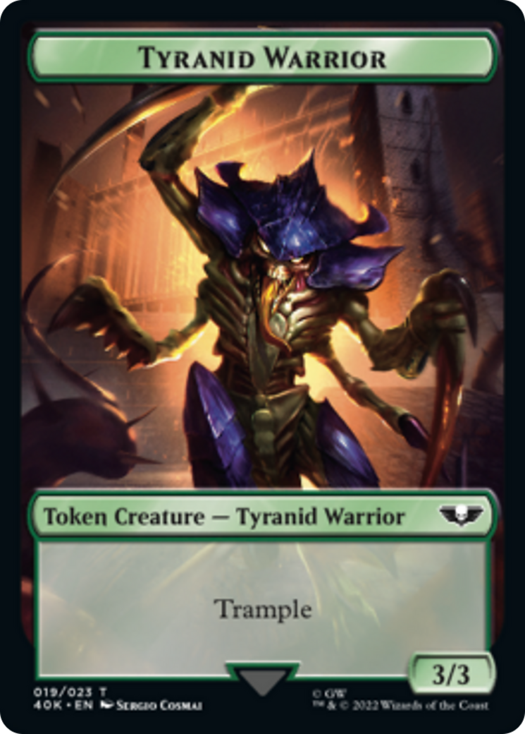 Tyranid (17) // Tyranid Warrior [Universes Beyond: Warhammer 40,000 Tokens] | Lots Moore NSW